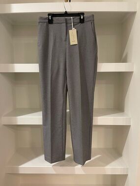 NWT Women’s Size 6 Houndstooth Pants Stretch Tailored Work Dress Black White